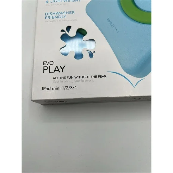 Tech21 Evo Play for iPad mini 1/2/3/4 Pink Blue Heavy Duty Hard play Rubber - Picture 2 of 4